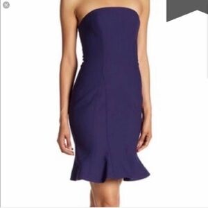 Cinq a sept Calvina Dress - strapless Indigo blue size 4